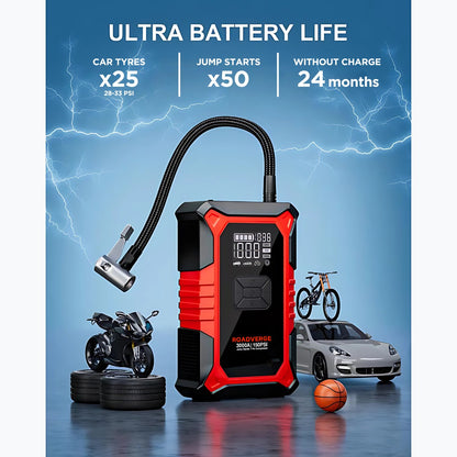 ROADVERGE Portable Jump Starter & Air Compressor